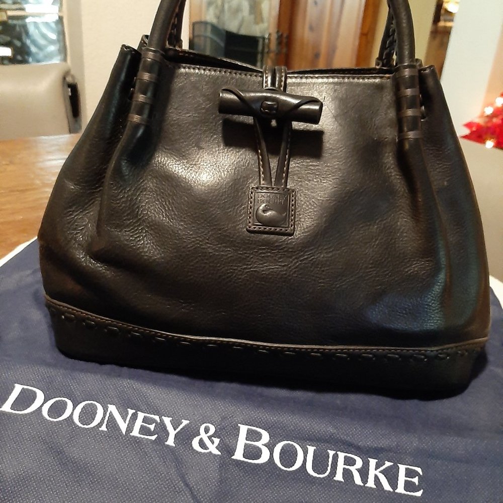 Dooney and Bourke Florentine Whipstitch Toggle Satchel